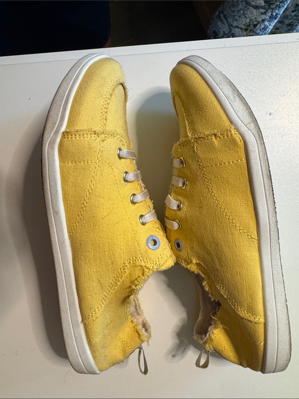 Vionic Women’s Yellow Canvas Slip-On Sneakers - Picture 8 of 8